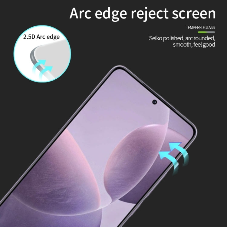 For Xiaomi Redmi K70 / Poco F6 Pro PINWUYO 9H 2.5D Full Screen Tempered Glass Film(Black) - by PINWUYO | Online Shopping UK | buy2fix