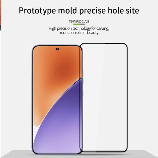 For Xiaomi 15 PINWUYO 9H 2.5D Full Screen Tempered Glass Film(Black) by PINWUYO