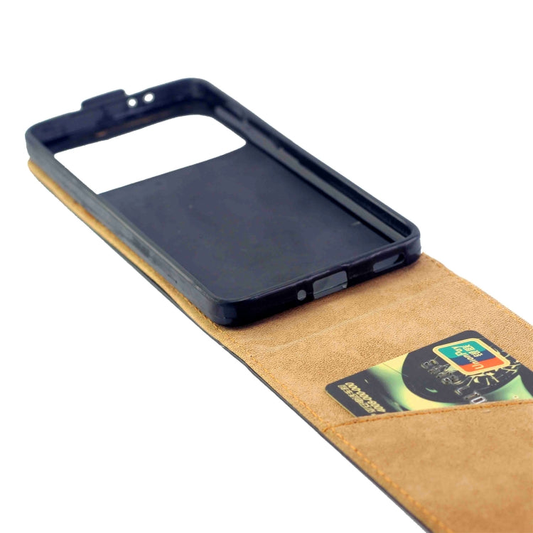 For Xiaomi Redmi K70 / K70 Pro Vertical Flip Leather Phone Case with Card Slot(Black) - Xiaomi Cases by buy2fix | Online Shopping UK | buy2fix