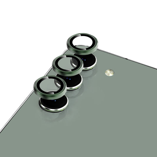 For Samsung Galaxy S23 / S23+ 5G NORTHJO Camera Lens Protector Tempered Glass CD Vein Metal Ring Film(Green) by NORTHJO