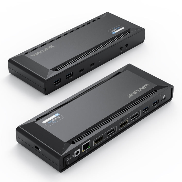 Wavlink UG69PD2 Dual 4K Fast Charging Integrated Docking Station, Plug:EU Plug - by WAVLINK | Online Shopping UK | buy2fix