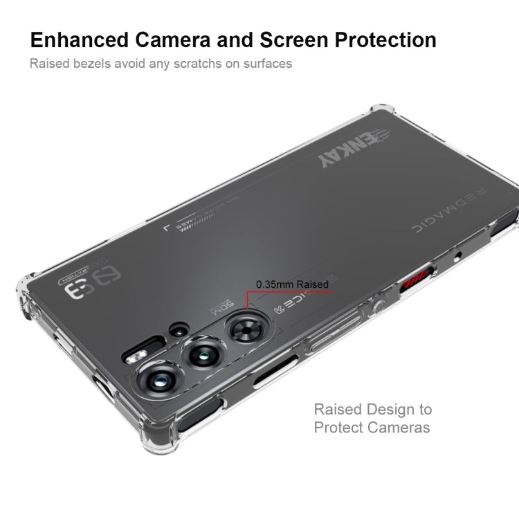 For ZTE Nubia Red Magic 9 Pro / 9 Pro+ ENKAY Hat-Prince Transparent TPU Shockproof Phone Case - ZTE Cases by ENKAY | Online Shopping UK | buy2fix