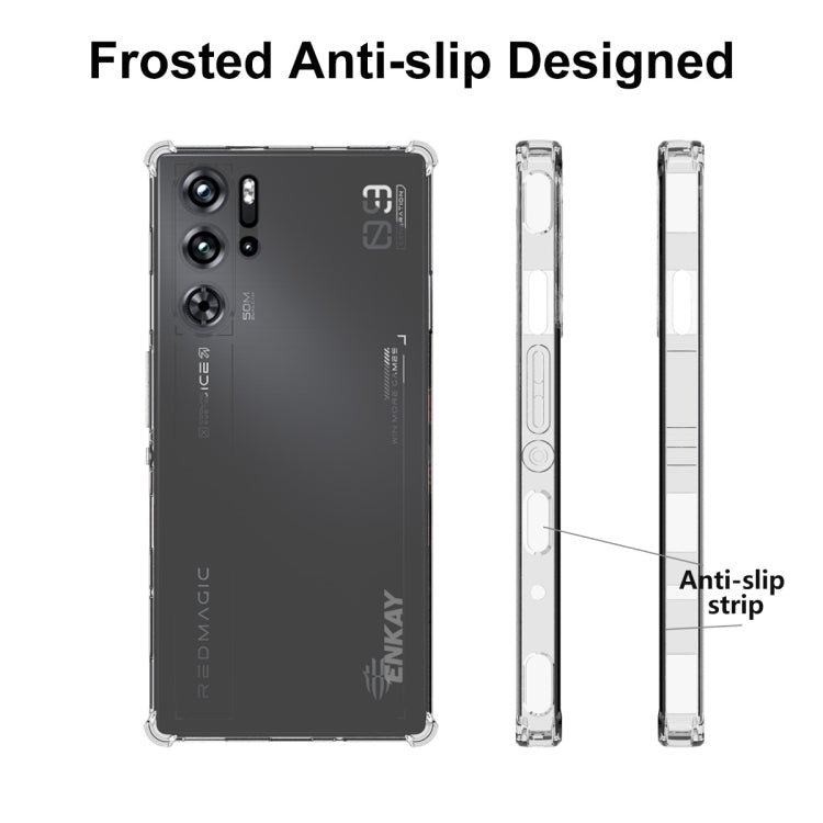 For ZTE Nubia Red Magic 9 Pro / 9 Pro+ ENKAY Hat-Prince Transparent TPU Shockproof Phone Case - ZTE Cases by ENKAY | Online Shopping UK | buy2fix