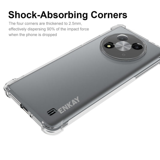 For ZTE Blade A73 5G ENKAY Hat-Prince Transparent TPU Shockproof Phone Case - ZTE Cases by ENKAY | Online Shopping UK | buy2fix