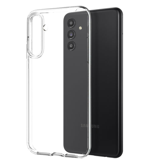 For Samsung Galaxy A13 5G NORTHJO Transparent TPU Phone Case with Tempered Glass Film(Transparent) - Galaxy Phone Cases by NORTHJO | Online Shopping UK | buy2fix