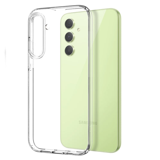 For Samsung Galaxy A54 5G NORTHJO Transparent TPU Phone Case with Tempered Glass Film(Transparent) - Galaxy Phone Cases by NORTHJO | Online Shopping UK | buy2fix