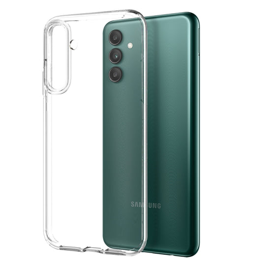 For Samsung Galaxy A04s 4G NORTHJO Transparent TPU Phone Case with Tempered Glass Film(Transparent) - Galaxy Phone Cases by NORTHJO | Online Shopping UK | buy2fix