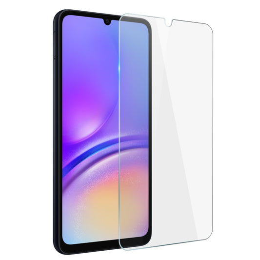 For Samsung Galaxy A05 4G NORTHJO Transparent TPU Phone Case with Tempered Glass Film(Transparent) - Galaxy Phone Cases by NORTHJO | Online Shopping UK | buy2fix