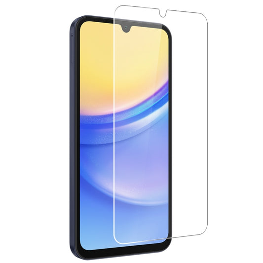 For Samsung Galaxy A15 4G / 5G NORTHJO Transparent TPU Phone Case with Tempered Glass Film(Transparent) - Galaxy Phone Cases by NORTHJO | Online Shopping UK | buy2fix