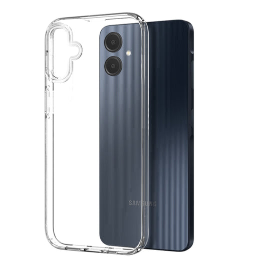 For Samsung Galaxy A06 4G NORTHJO Transparent TPU Phone Case with Tempered Glass Film(Transparent) - Galaxy Phone Cases by NORTHJO | Online Shopping UK | buy2fix