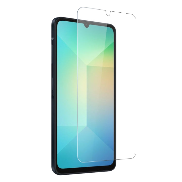 For Samsung Galaxy A06 4G NORTHJO Transparent TPU Phone Case with Tempered Glass Film(Transparent) - Galaxy Phone Cases by NORTHJO | Online Shopping UK | buy2fix