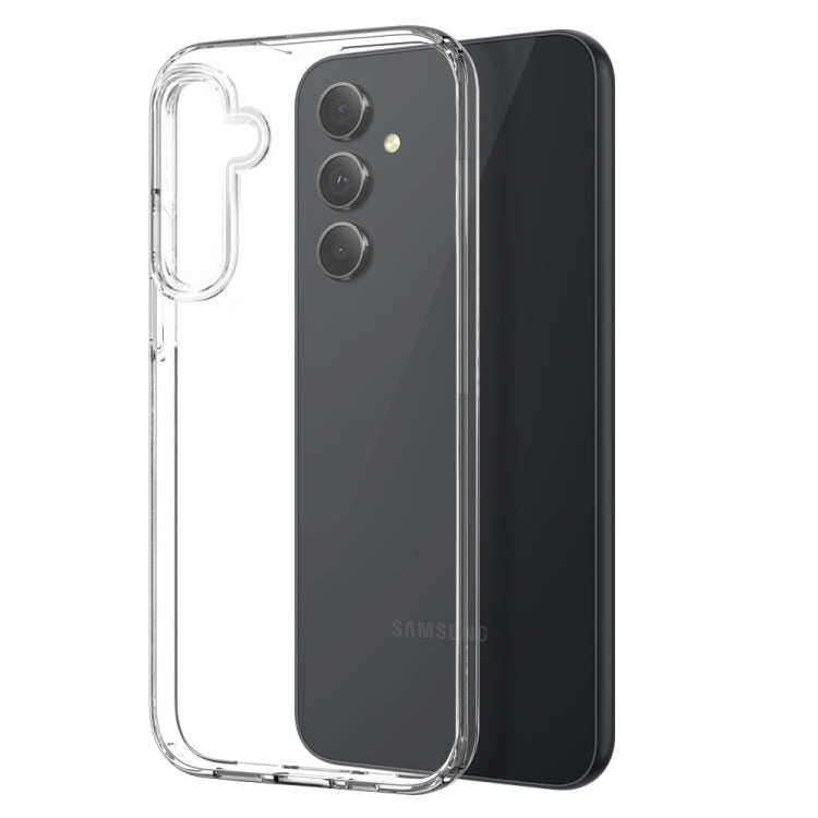 For Samsung Galaxy S23 FE 5G NORTHJO Transparent TPU Phone Case with Tempered Glass Film(Transparent) - Galaxy S23 FE 5G Cases by NORTHJO | Online Shopping UK | buy2fix