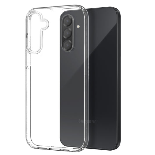 For Samsung Galaxy A56 5G NORTHJO Transparent TPU Phone Case with Tempered Glass Film(Transparent) - Galaxy Phone Cases by NORTHJO | Online Shopping UK | buy2fix