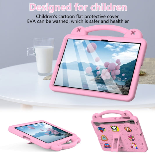 For Samsung Galaxy Tab S9+ 12.4 X810 Handle Kickstand Children EVA Shockproof Tablet Case(Pink) by buy2fix