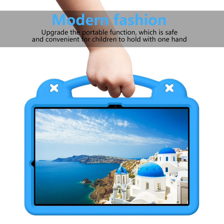 For Samsung Galaxy S7 FE 12.4 T730 / T736 Handle Kickstand Children EVA Shockproof Tablet Case(Sky Blue) - Galaxy Tab S7 FE by buy2fix | Online Shopping UK | buy2fix