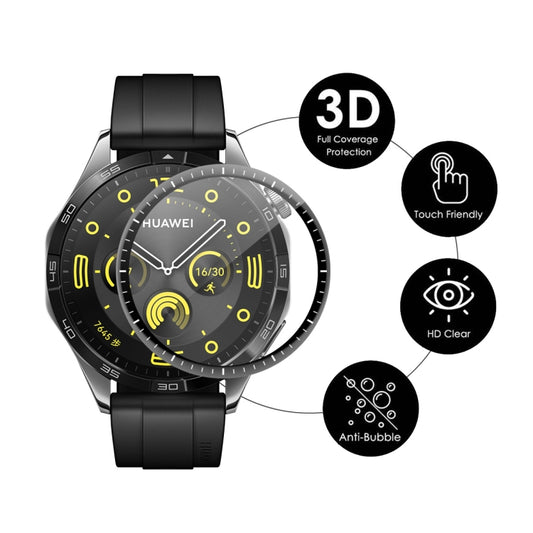 For Huawei Watch GT 5 46mm 10pcs ENKAY 3D Full Coverage Soft PC Edge PMMA HD Screen Film by ENKAY