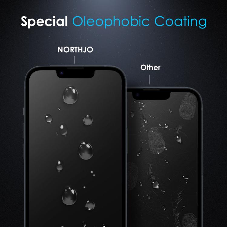 For iPhone 16e NORTHJO A++ Screen Protector Tempered Glass Film(Clear) - iPhone 16e Tempered Glass by NORTHJO | Online Shopping UK | buy2fix