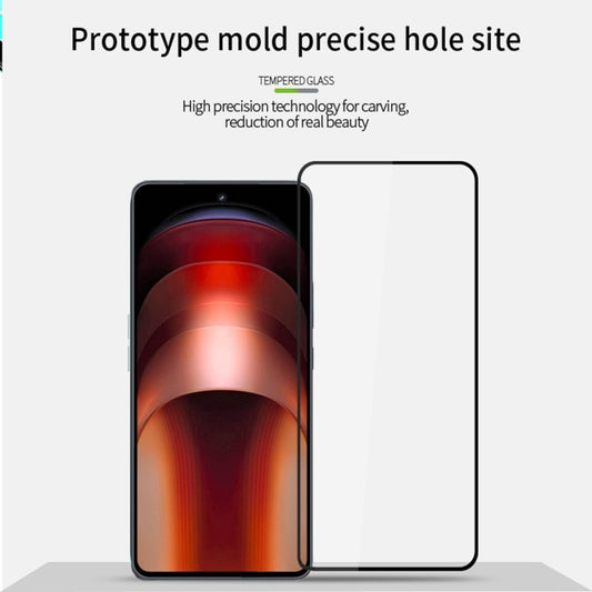 For vivo iQOO Neo9 / Neo9 Pro PINWUYO 9H 2.5D Full Screen Tempered Glass Film(Black) by PINWUYO
