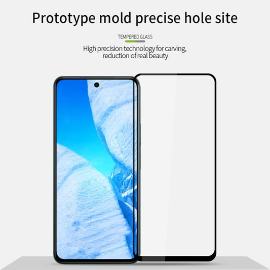 For vivo Y58 5G PINWUYO 9H 2.5D Full Screen Tempered Glass Film(Black) by PINWUYO