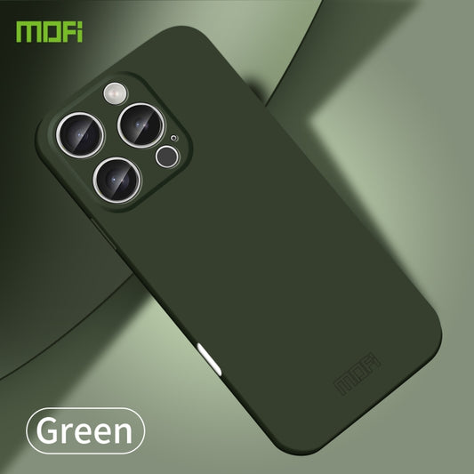 For iPhone 16 Pro Max MOFI Qin Series Skin Feel All-inclusive PC Phone Case(Green) by MOFI