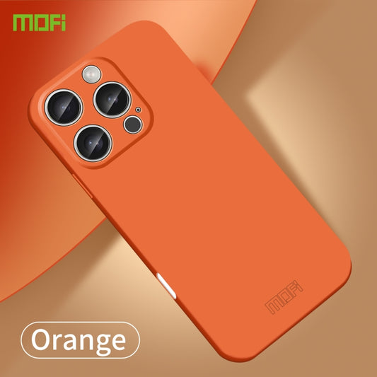 For iPhone 16 Pro Max MOFI Qin Series Skin Feel All-inclusive PC Phone Case(Orange) by MOFI