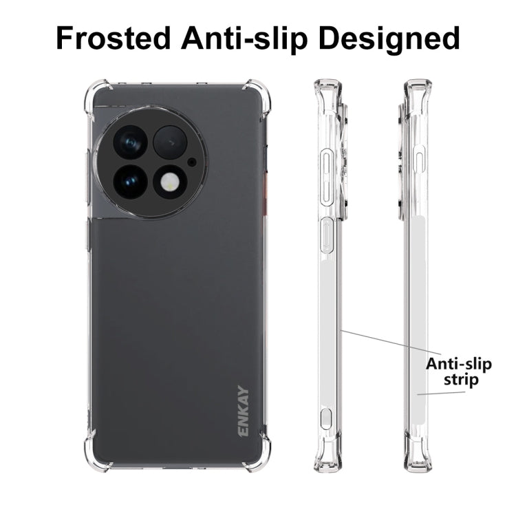 For OnePlus Ace 2 Pro ENKAY Hat-Prince Transparent TPU Shockproof Phone Case - OnePlus Cases by ENKAY | Online Shopping UK | buy2fix