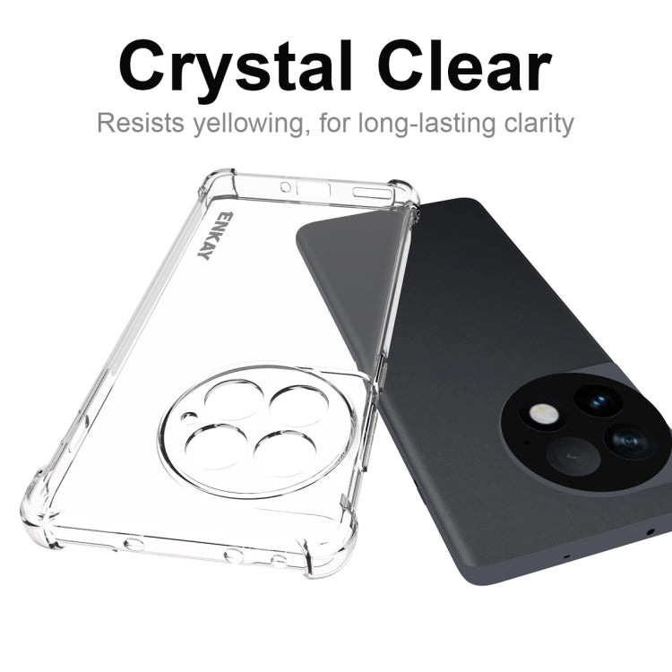 For OnePlus Ace 2 Pro ENKAY Hat-Prince Transparent TPU Shockproof Phone Case - OnePlus Cases by ENKAY | Online Shopping UK | buy2fix