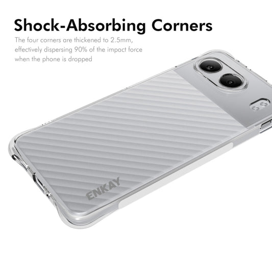 For OnePlus Nord 4 ENKAY Hat-Prince Transparent TPU Shockproof Phone Case - Nord 4 Cases by ENKAY | Online Shopping UK | buy2fix