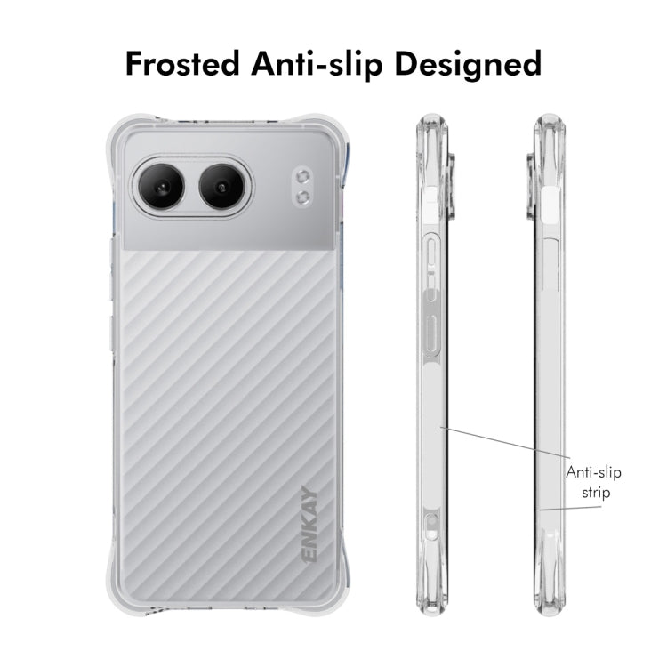 For OnePlus Nord 4 ENKAY Hat-Prince Transparent TPU Shockproof Phone Case - Nord 4 Cases by ENKAY | Online Shopping UK | buy2fix