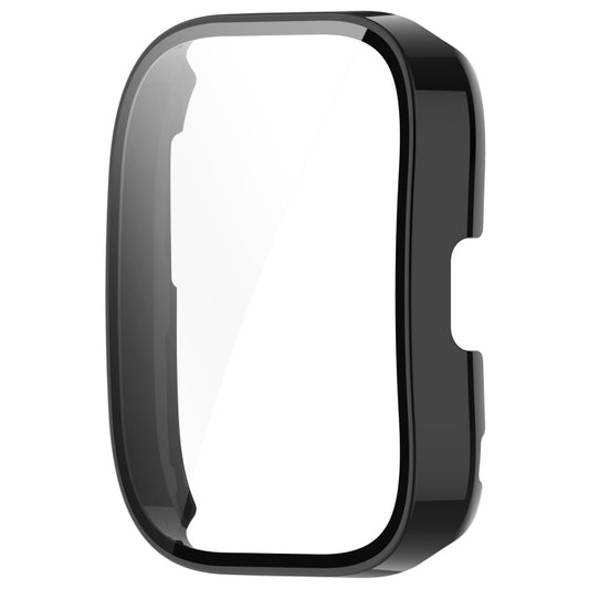 For Amazfit Bip 5 Tempered Film Integrated PC Watch Protective Case(Black) by buy2fix