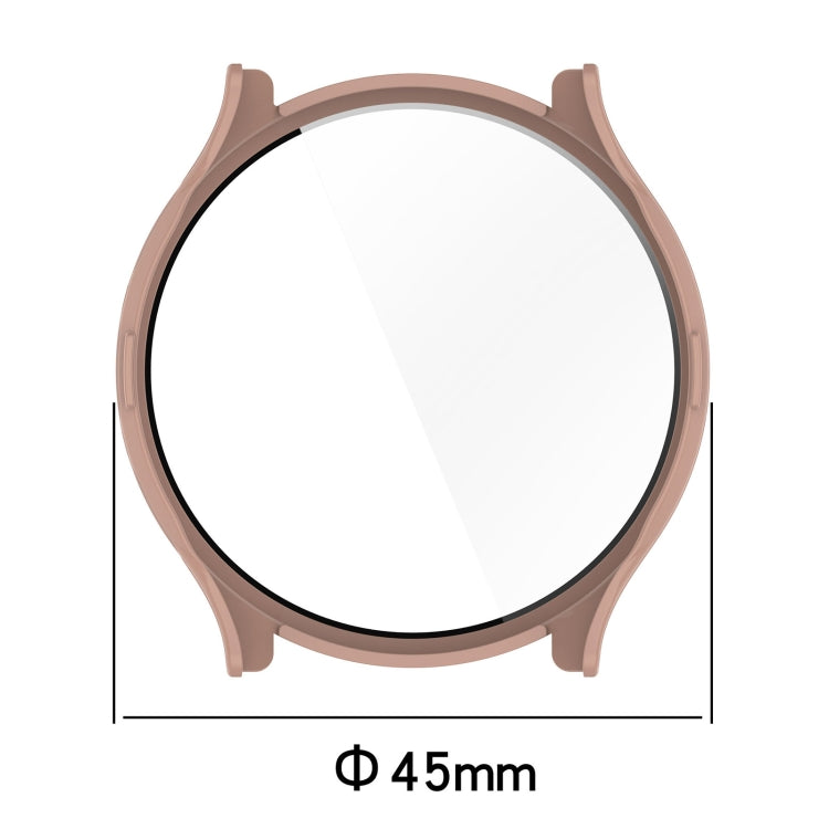 For Garmin Venu 3 PC + Tempered Film Integrated Watch Protective Case(Blue) by buy2fix