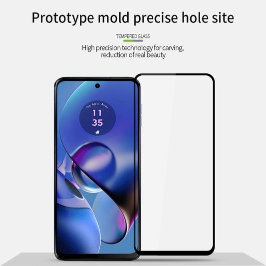 For Motorola Moto G64 MOFI 9H 2.5D Full Screen Tempered Glass Film(Black) by MOFI