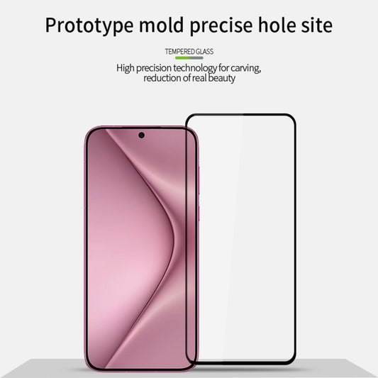 For Huawei Pura 70 MOFI 9H 2.5D Full Screen Tempered Glass Film(Black) by MOFI