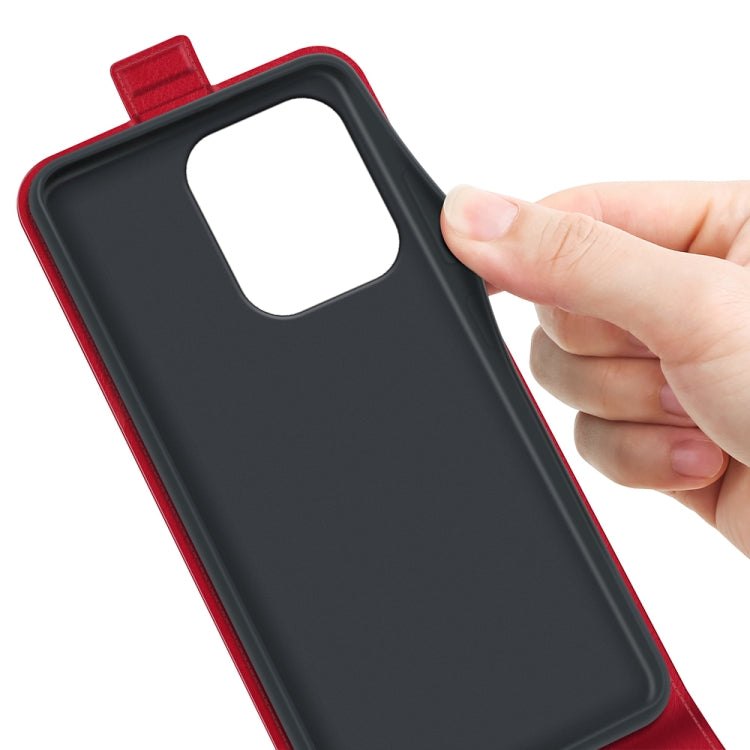 For Xiaomi Redmi Note 13 4G R64 Texture Single Vertical Flip Leather Phone Case(Red) - Xiaomi Cases by buy2fix | Online Shopping UK | buy2fix