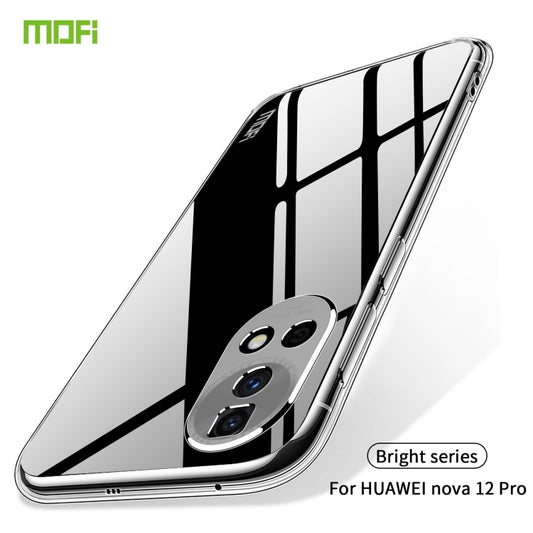 For Huawei nova 12 Pro / 12 Ultra MOFI Ming Series Ultra-thin TPU Phone Case(Transparent) by MOFI