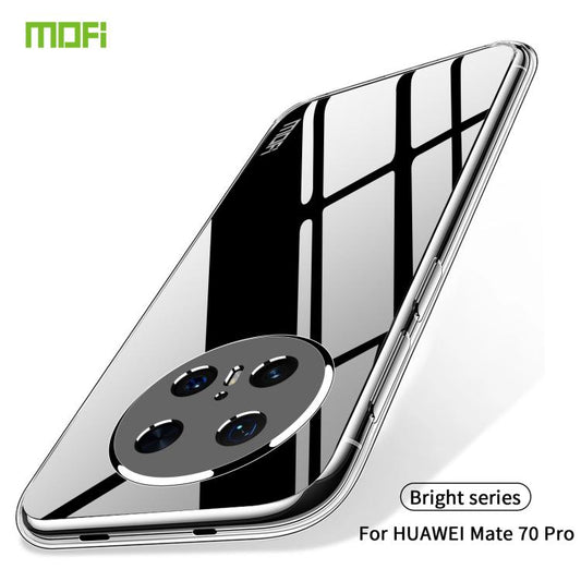 For Huawei Mate 70 Pro MOFI Ming Series Ultra-thin TPU Phone Case(Transparent) by MOFI