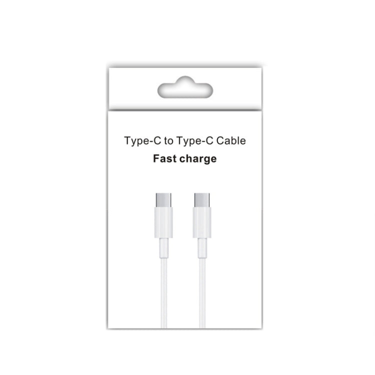 XJ-97 60W 3A USB-C / Type-C to Type-C Fast Charging Data Cable, Cable Length:0.3m by buy2fix
