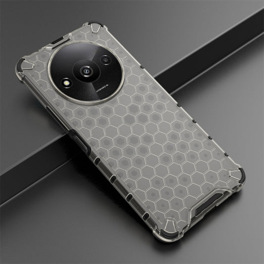 For Xiaomi Redmi A3 Shockproof Honeycomb Phone Case(Black) by buy2fix