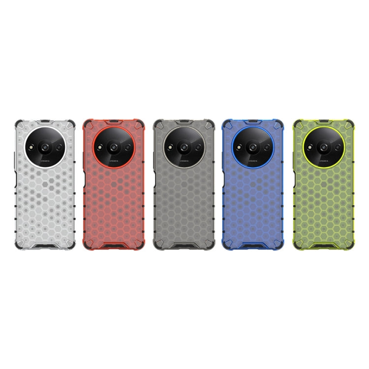 For Xiaomi Redmi A3 Shockproof Honeycomb Phone Case(Black) by buy2fix