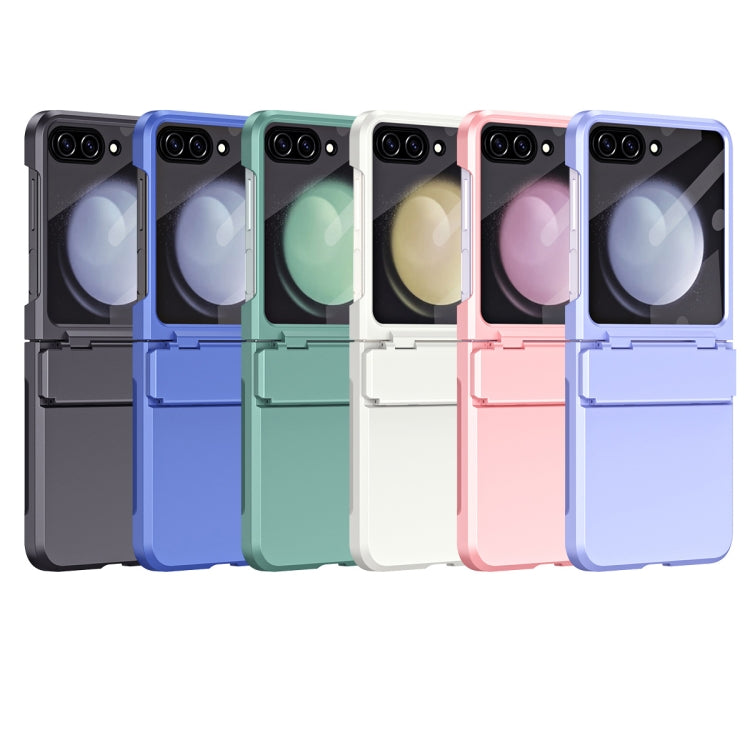 For Samsung Galaxy Z Flip5 5G Diamond Case-film Integral Hinge Shockproof Phone Case(Black) - Galaxy Z Flip5 Cases by buy2fix | Online Shopping UK | buy2fix