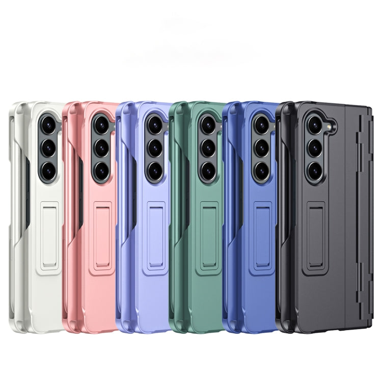 For Samsung Galaxy Z Fold6 5G Diamond Case-film Integral Hinge Shockproof Phone Case with Pen(Black) - Galaxy Z Fold6 5G Cases by buy2fix | Online Shopping UK | buy2fix