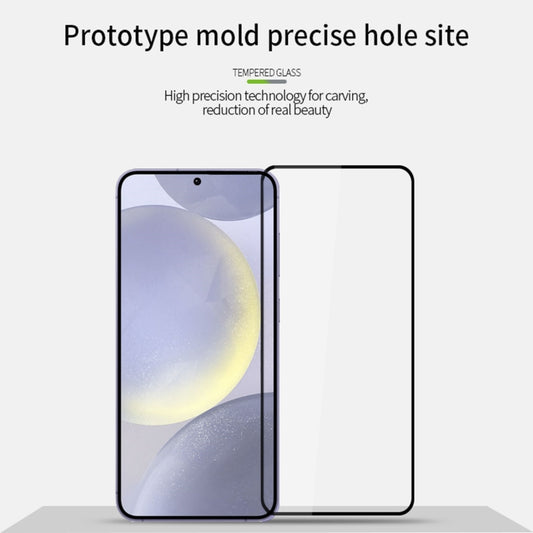 For Samsung Galaxy S24 FE 5G MOFI 9H 2.5D Full Screen Tempered Glass Film(Black) by MOFI
