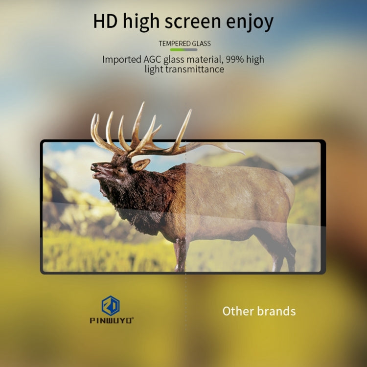 For Samsung Galaxy Z Fold6 PINWUYO 9H 2.5D Full Screen Tempered Glass Film(Black) - Galaxy Tempered Glass by PINWUYO | Online Shopping UK | buy2fix