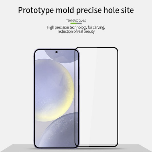 For Samsung Galaxy S25 5G PINWUYO 9H 2.5D Full Screen Tempered Glass Film(Black) by PINWUYO