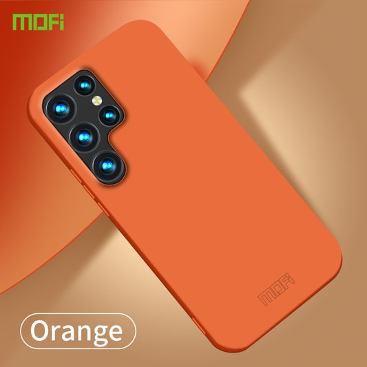 For Samsung Galaxy S23 Ultra 5G MOFI Qin Series Skin Feel All-inclusive PC Phone Case(Orange) by MOFI