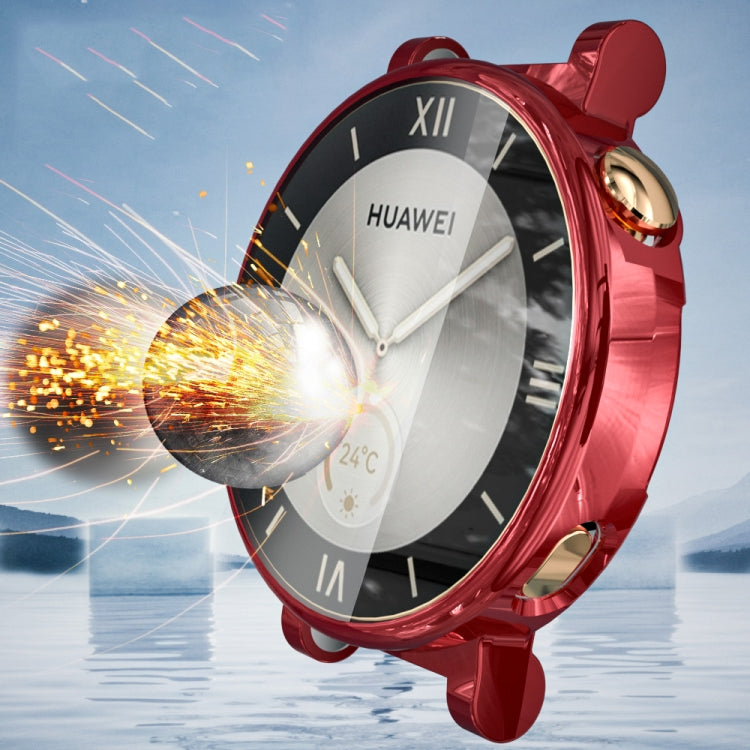 For Huawei Watch GT 4 46mm TPU All-Inclusive Watch Protective Case(Transparent) by buy2fix
