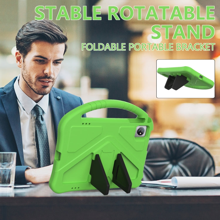 For Blackview Tab 70 WiFi 2023 EVA Shockproof Tablet Case with Holder(Green) by buy2fix