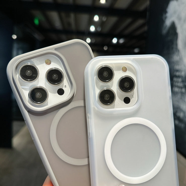 For iPhone 17 Pro Max Transparent TPU Hybrid PC Magsafe Phone Case(Purple) - iPhone 17 Pro Max Cases by buy2fix | Online Shopping UK | buy2fix