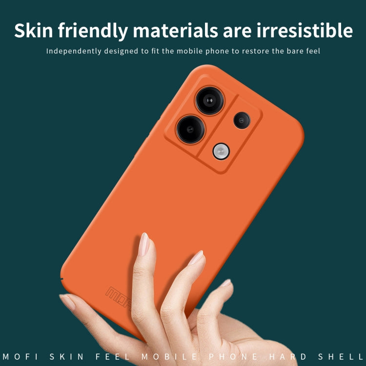 For Xiaomi Redmi Note 13 5G MOFI Qin Series Skin Feel All-inclusive PC Phone Case(Blue) - Xiaomi Cases by MOFI | Online Shopping UK | buy2fix