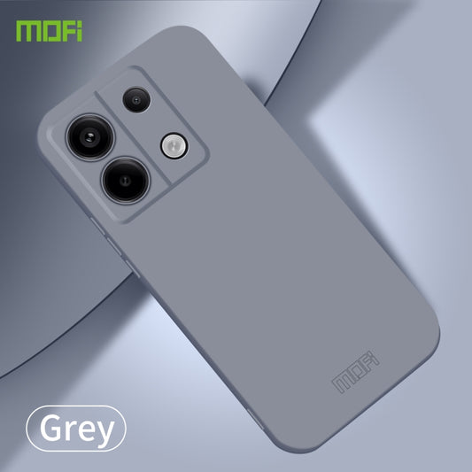 For Xiaomi Redmi Note 13 5G MOFI Qin Series Skin Feel All-inclusive PC Phone Case(Gray) by MOFI